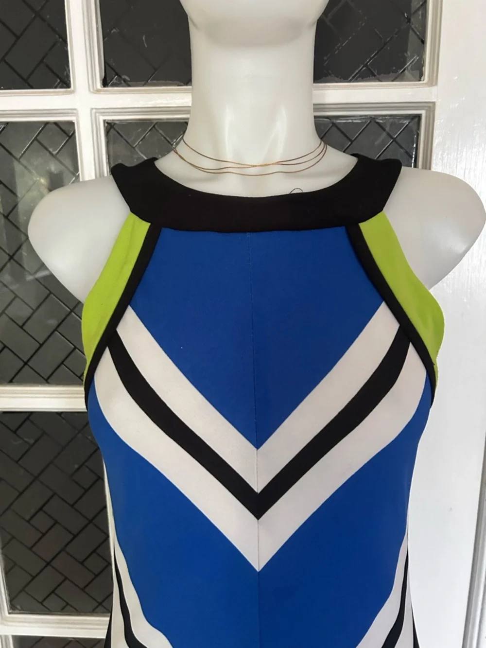 Vintage Joseph Ribkoff Dress Mod Midi Size 8